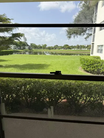 Lake view from living room