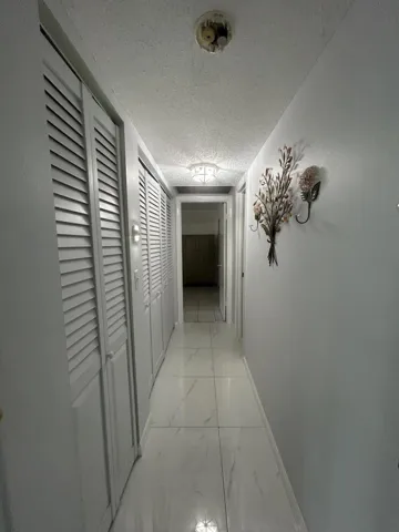 hallway with storage/pantry