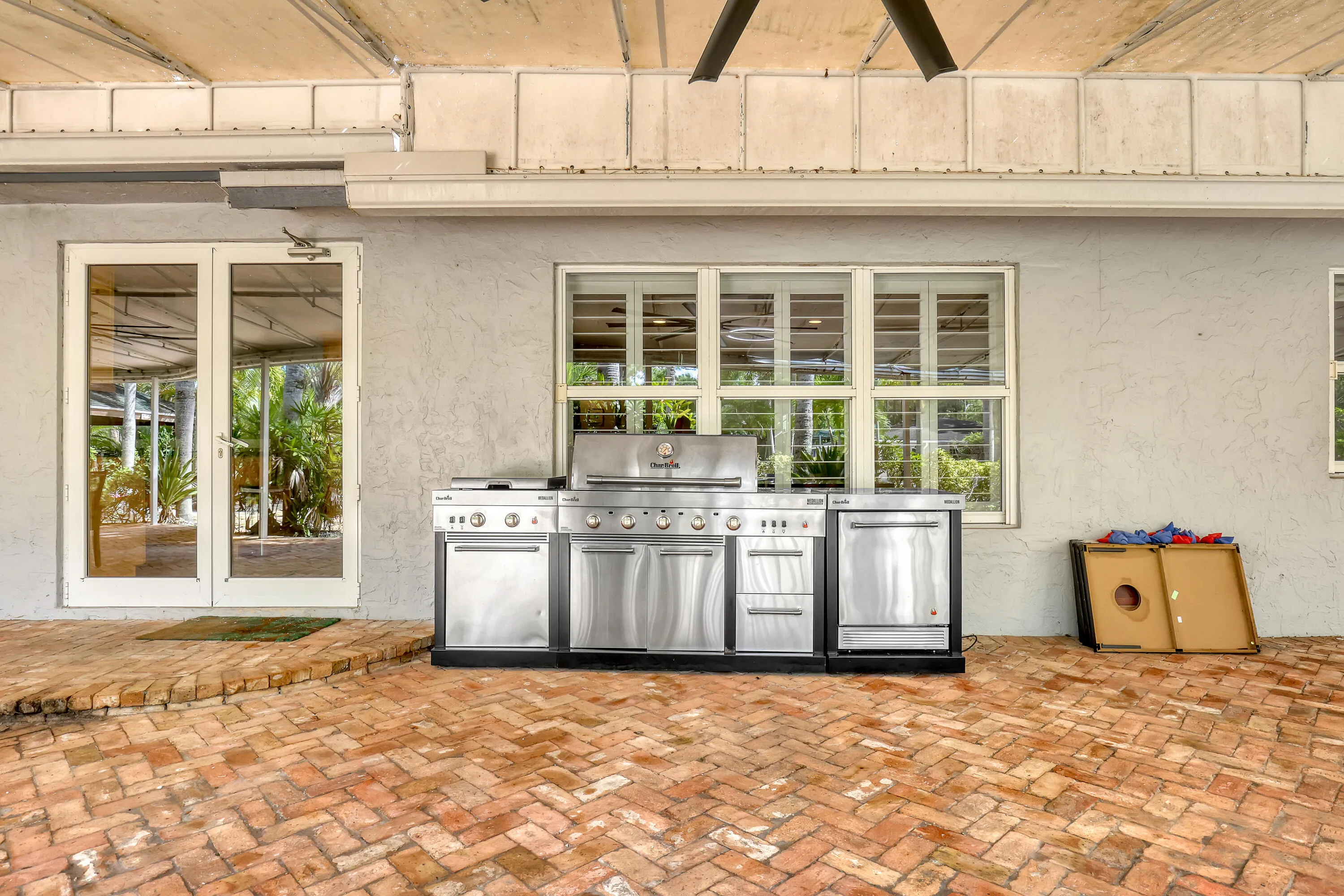 Grill area on Patio