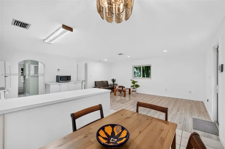Guest house dining area