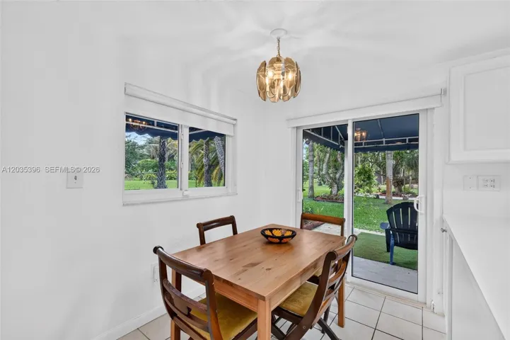 Guest house dining area