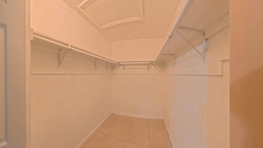 Master bedroom closet