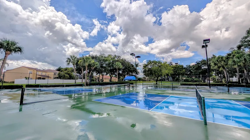 Tennis and pickleball court