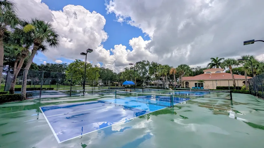 Tennis and pickleball court