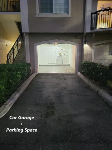 Outside Garage