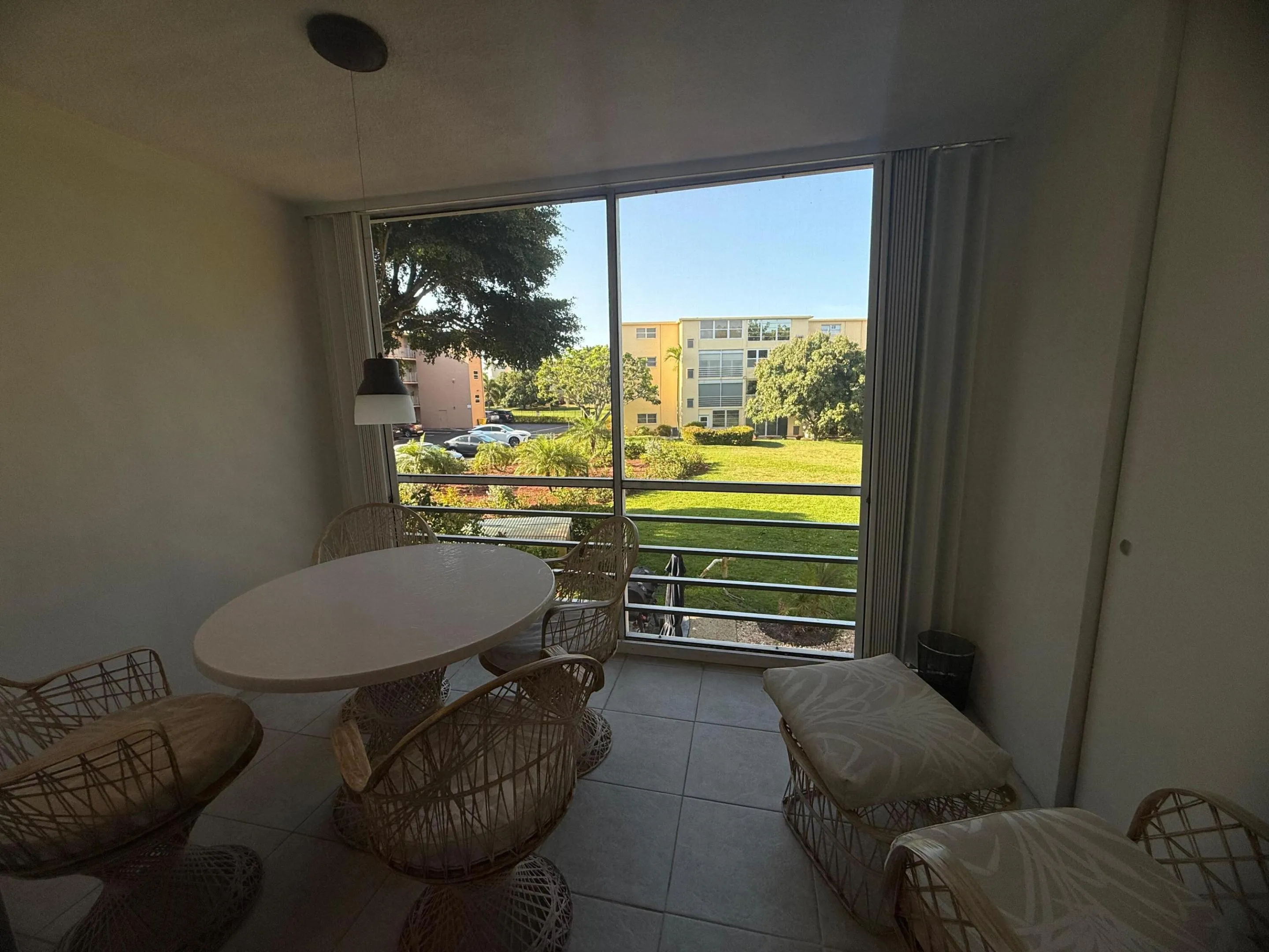 sliding glass door, providing abundant natural light
