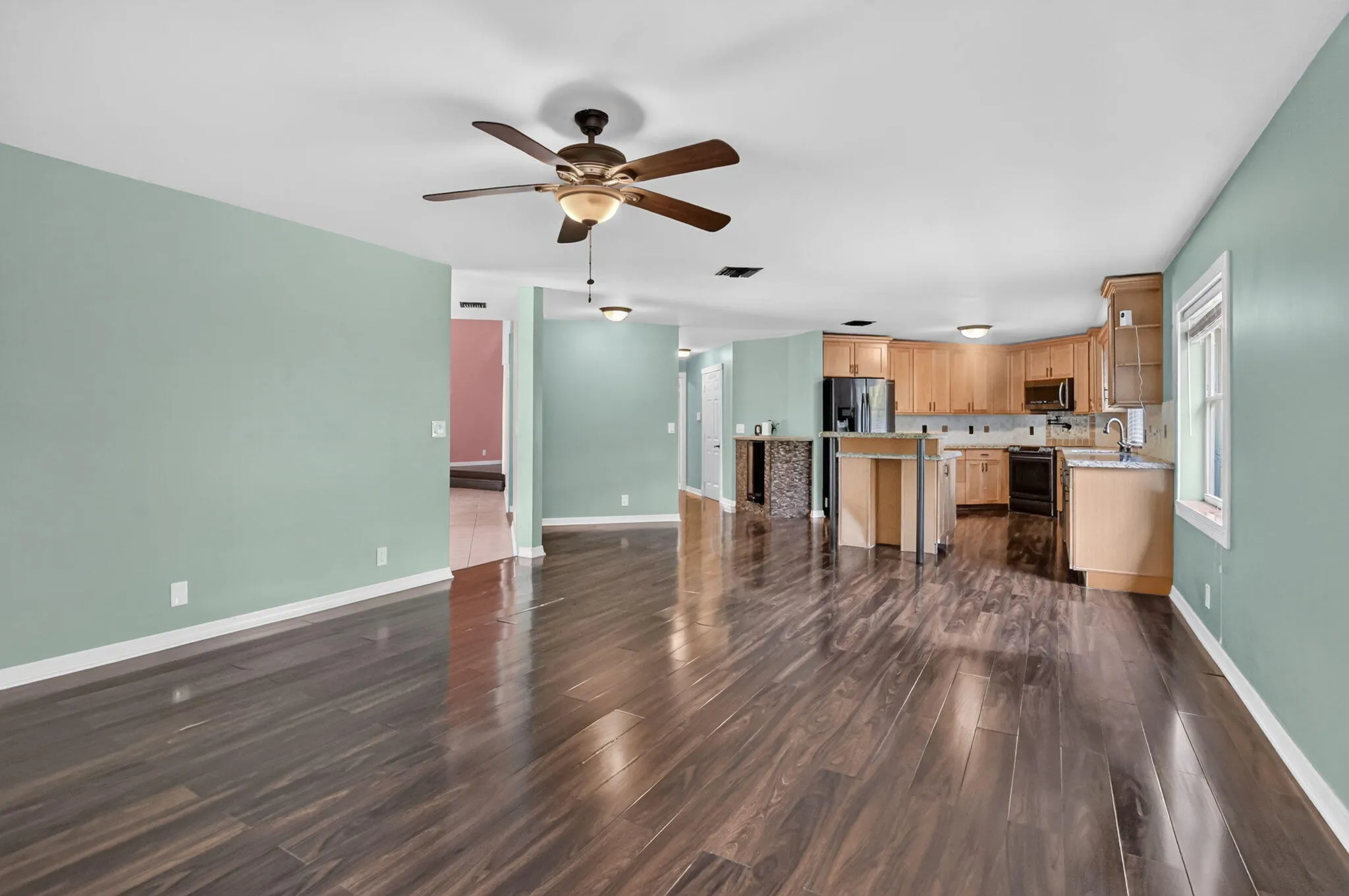 Kitchen and Den