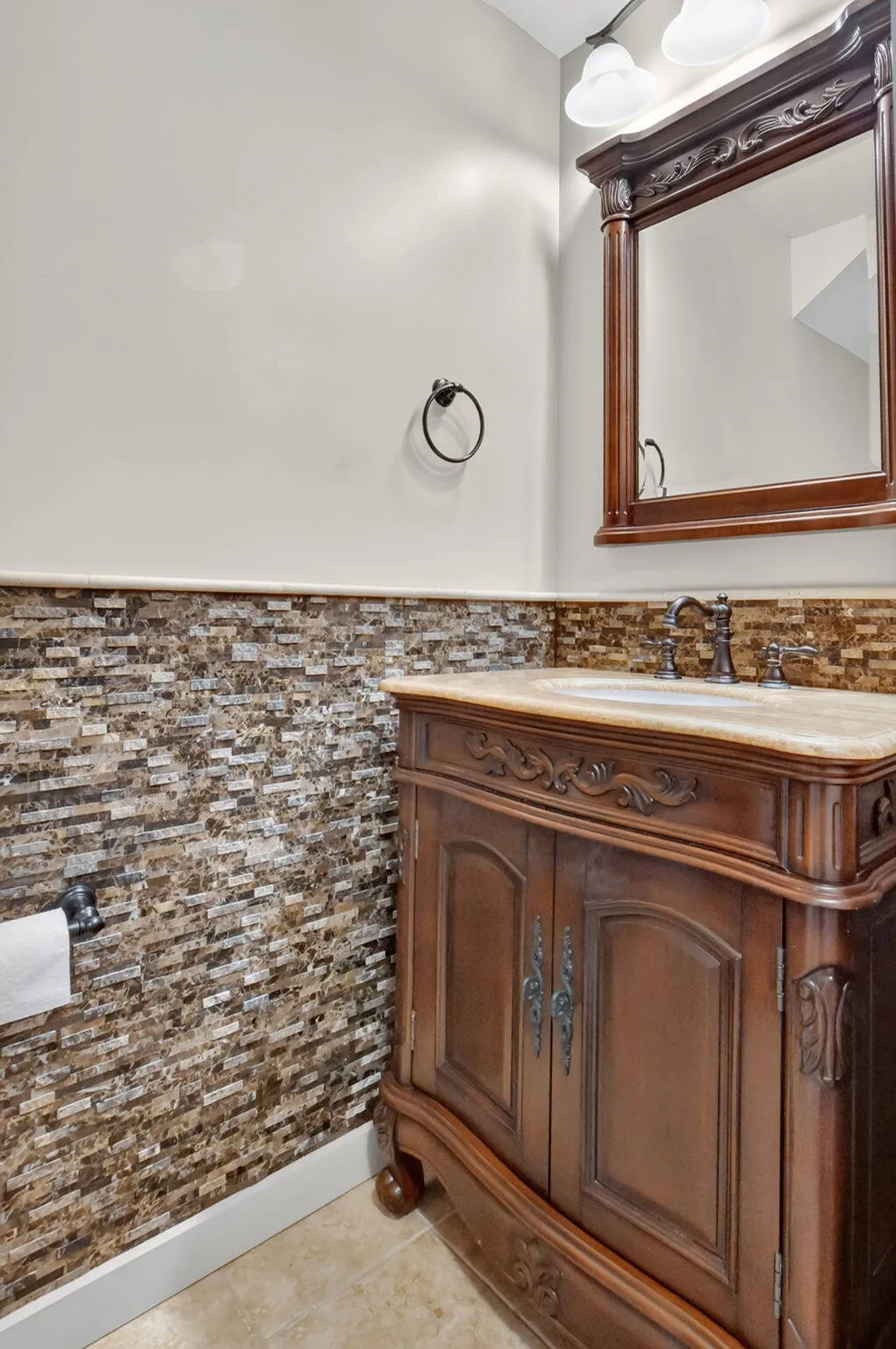 downstairs restroom
