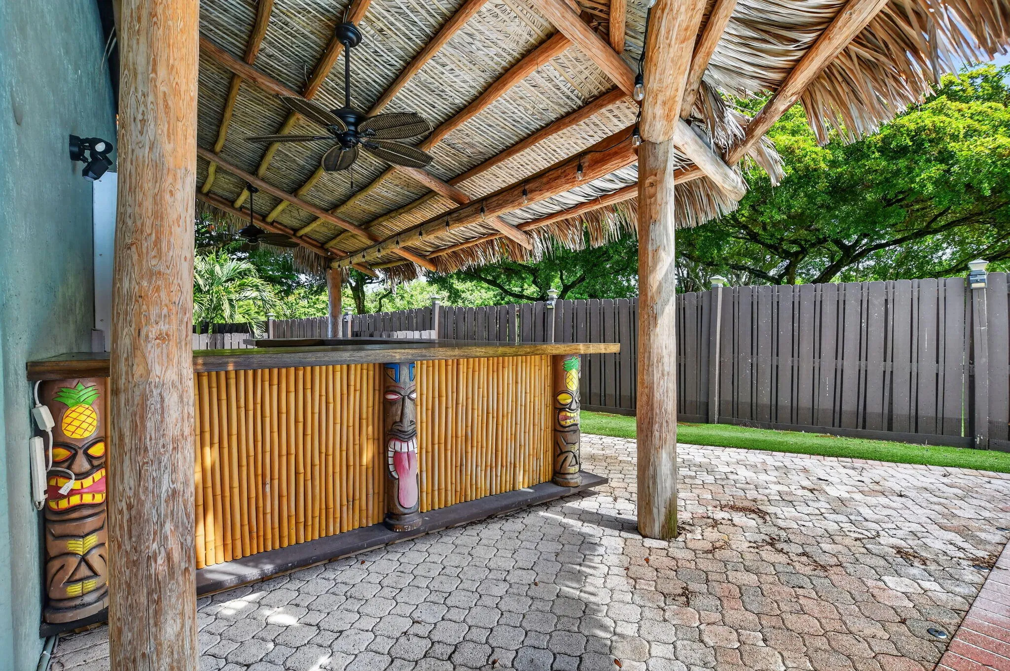 tiki awning is gone
