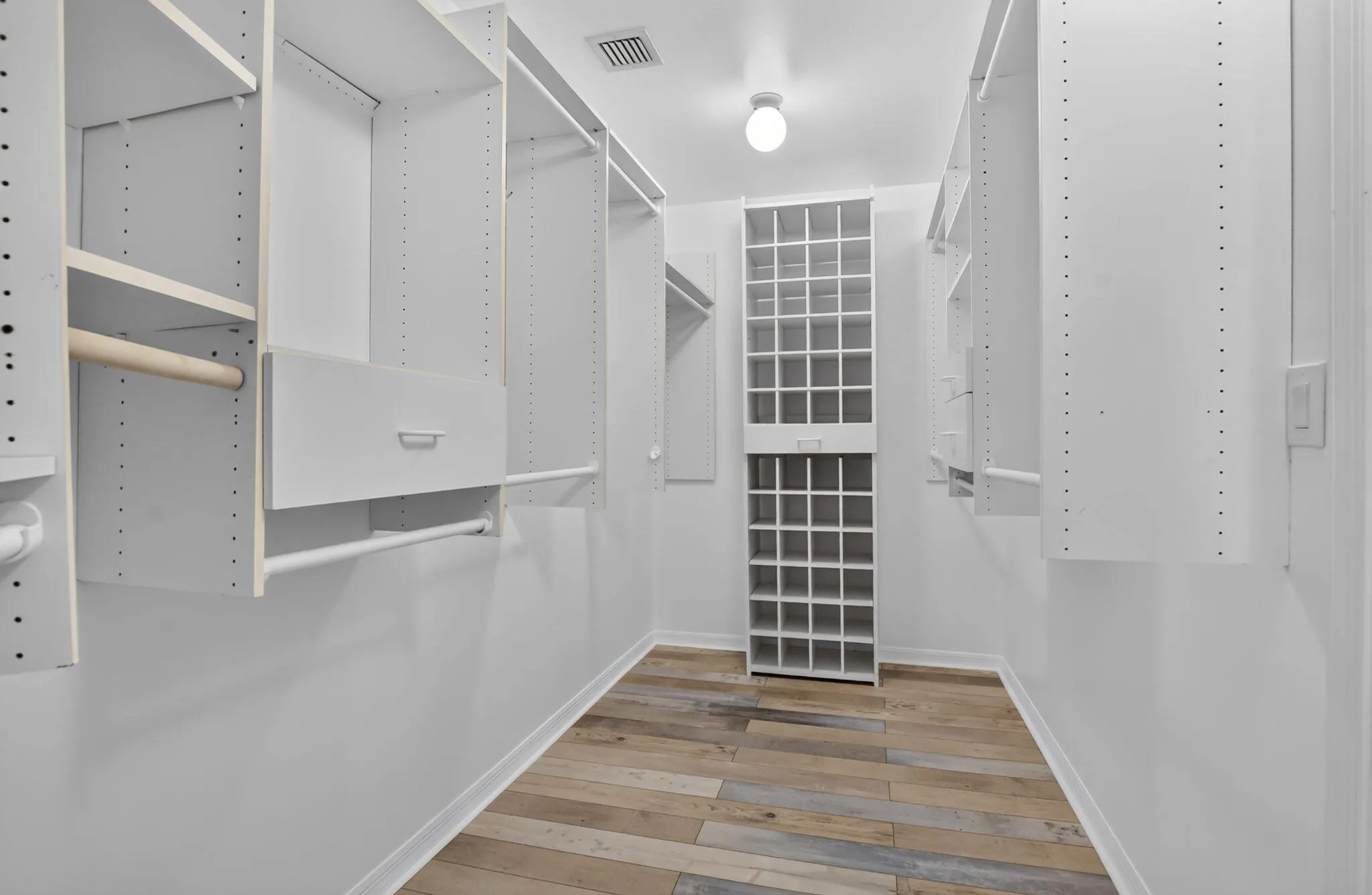 Primary closet