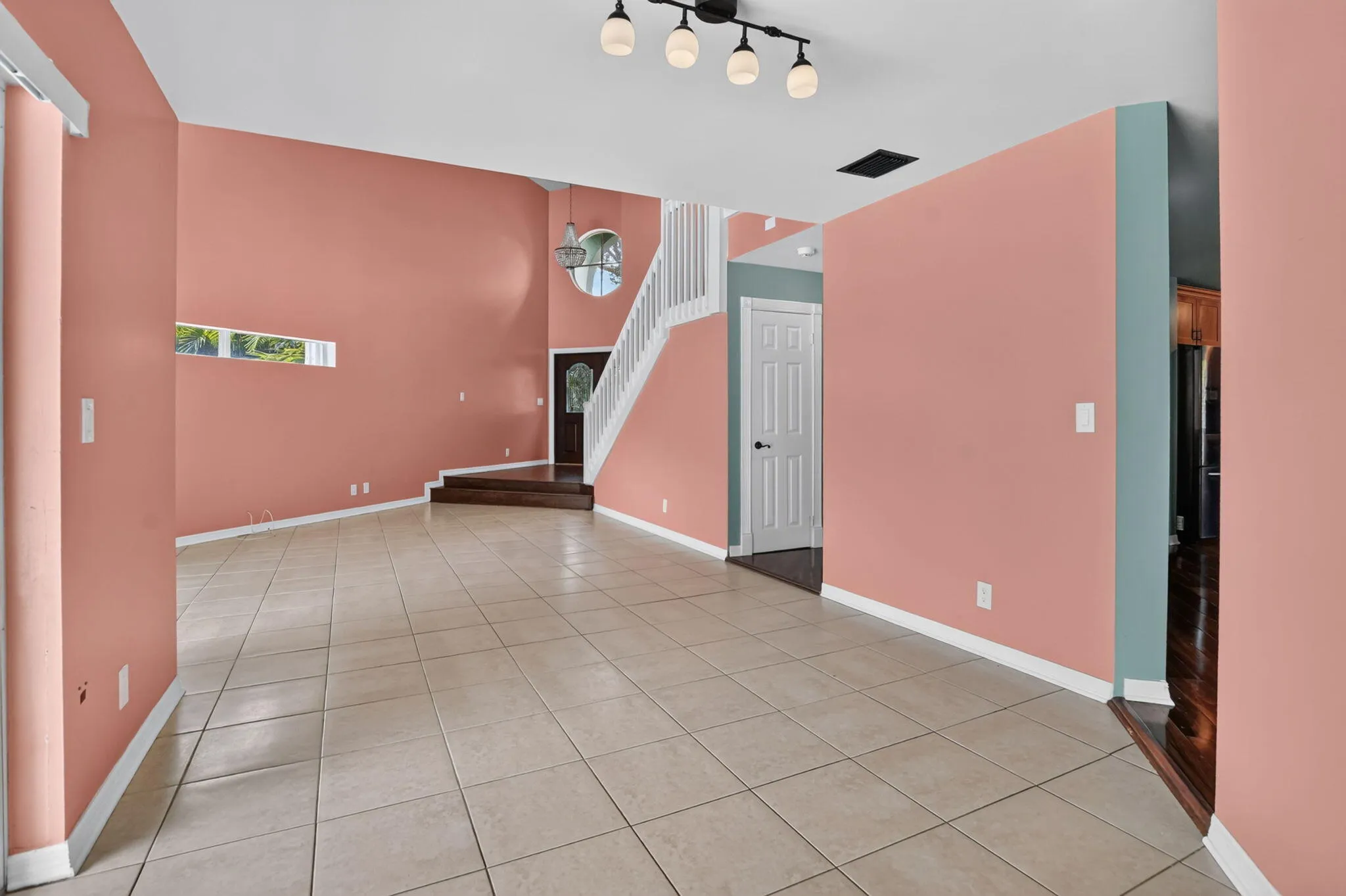living/dining area view