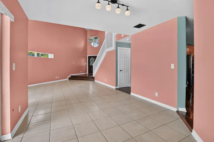 living/dining area view