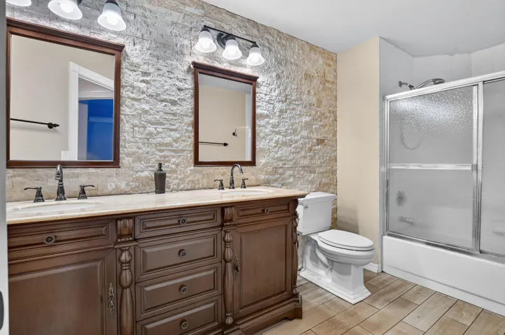 Custom guest bathroom