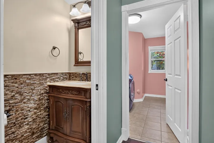 guest powder room downstairs