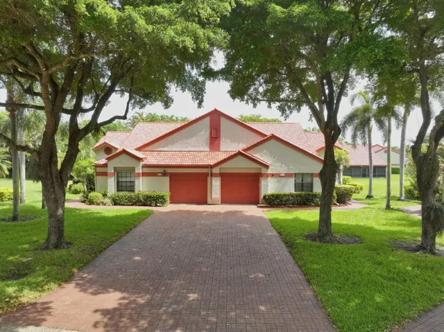 Tree Lined Brick Driveway