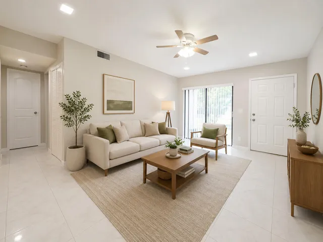 livingroom virtually staged