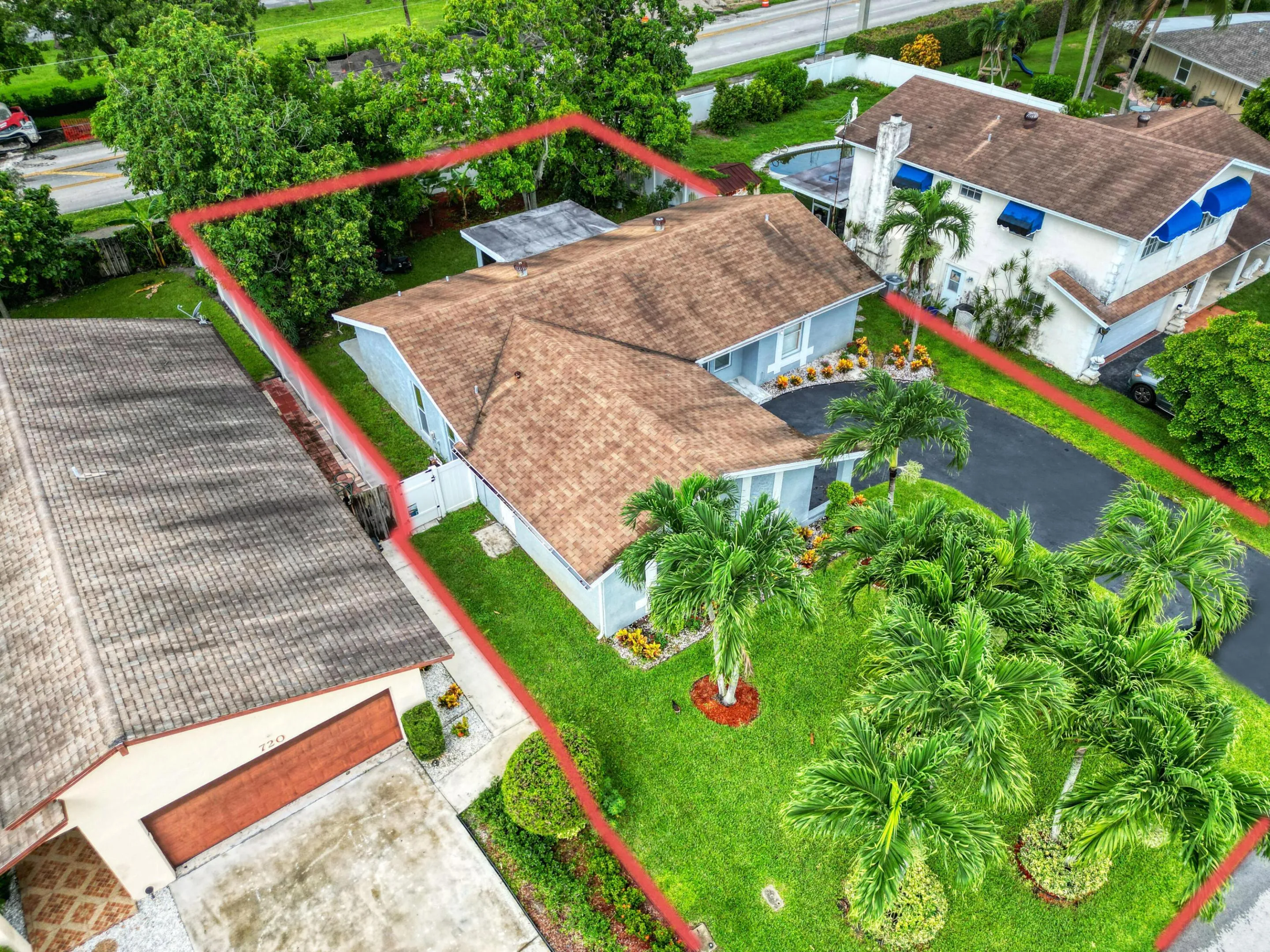 17 Aerial View 724 Ave Chaumont, Delray