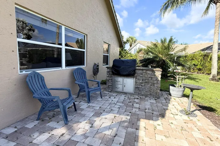 Outdoor grill area