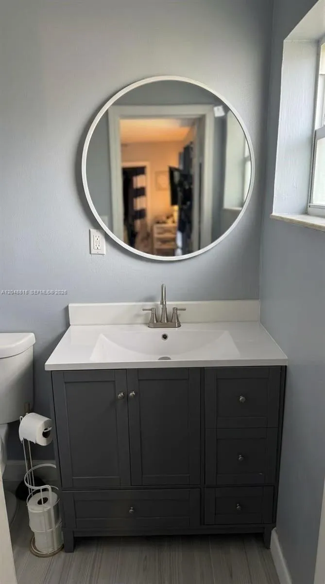 Master bathroom vanity