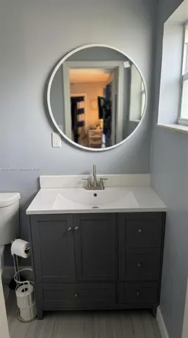Master bathroom vanity