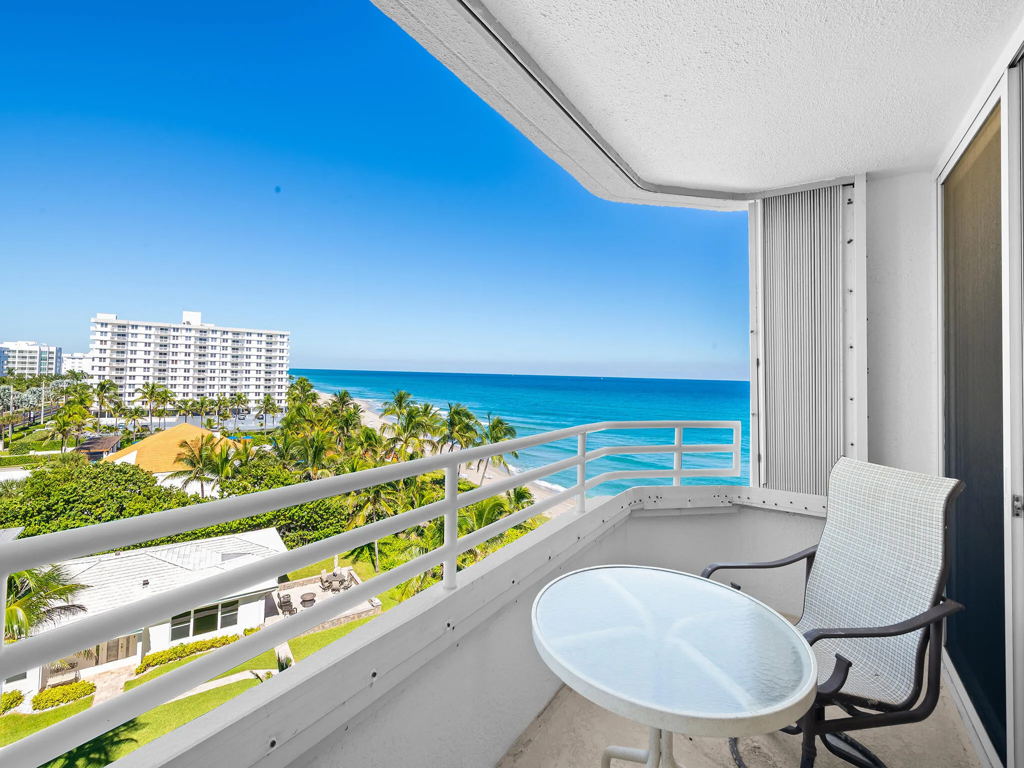 View from primary suite balcony