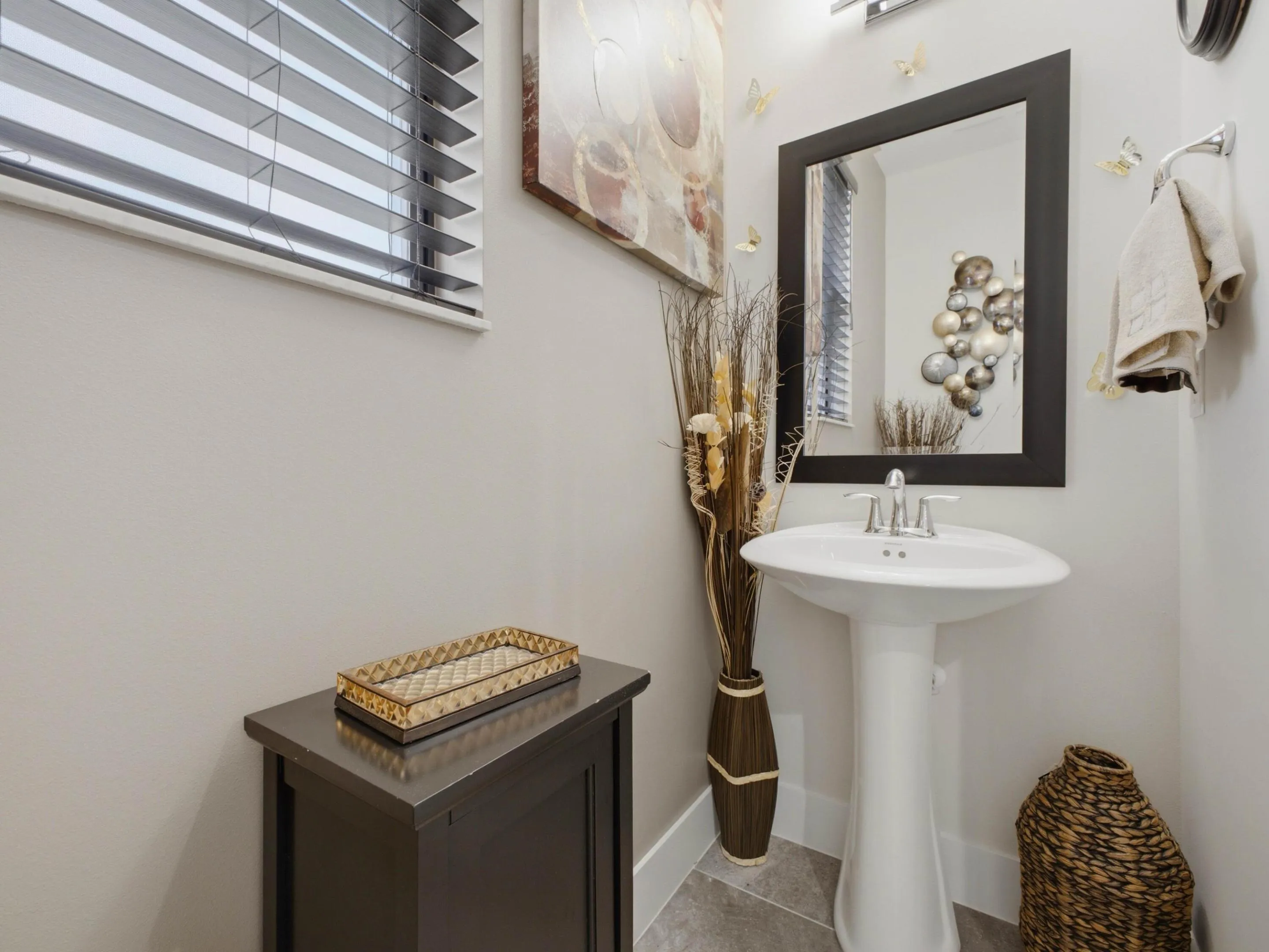 Powder Pedestal Sink