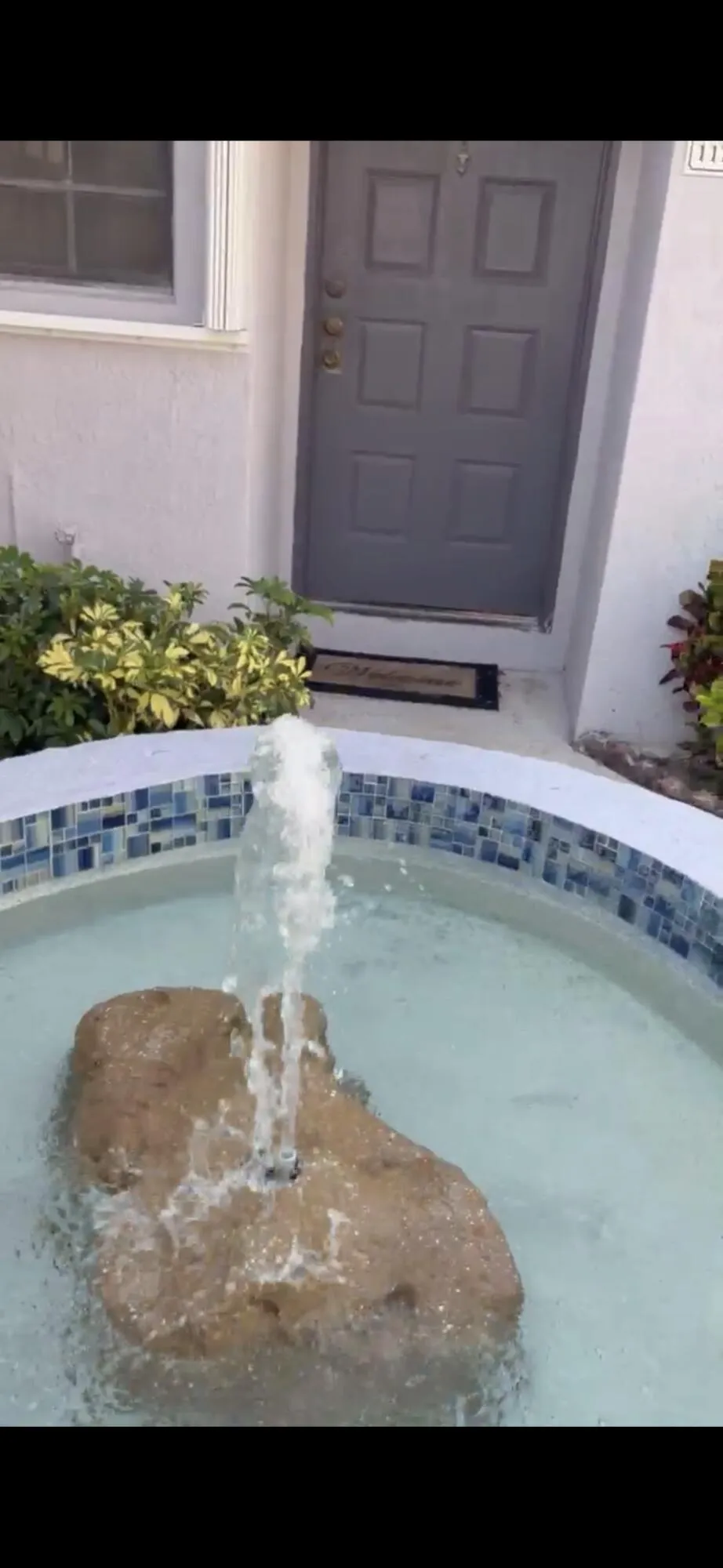 courtyard fountain