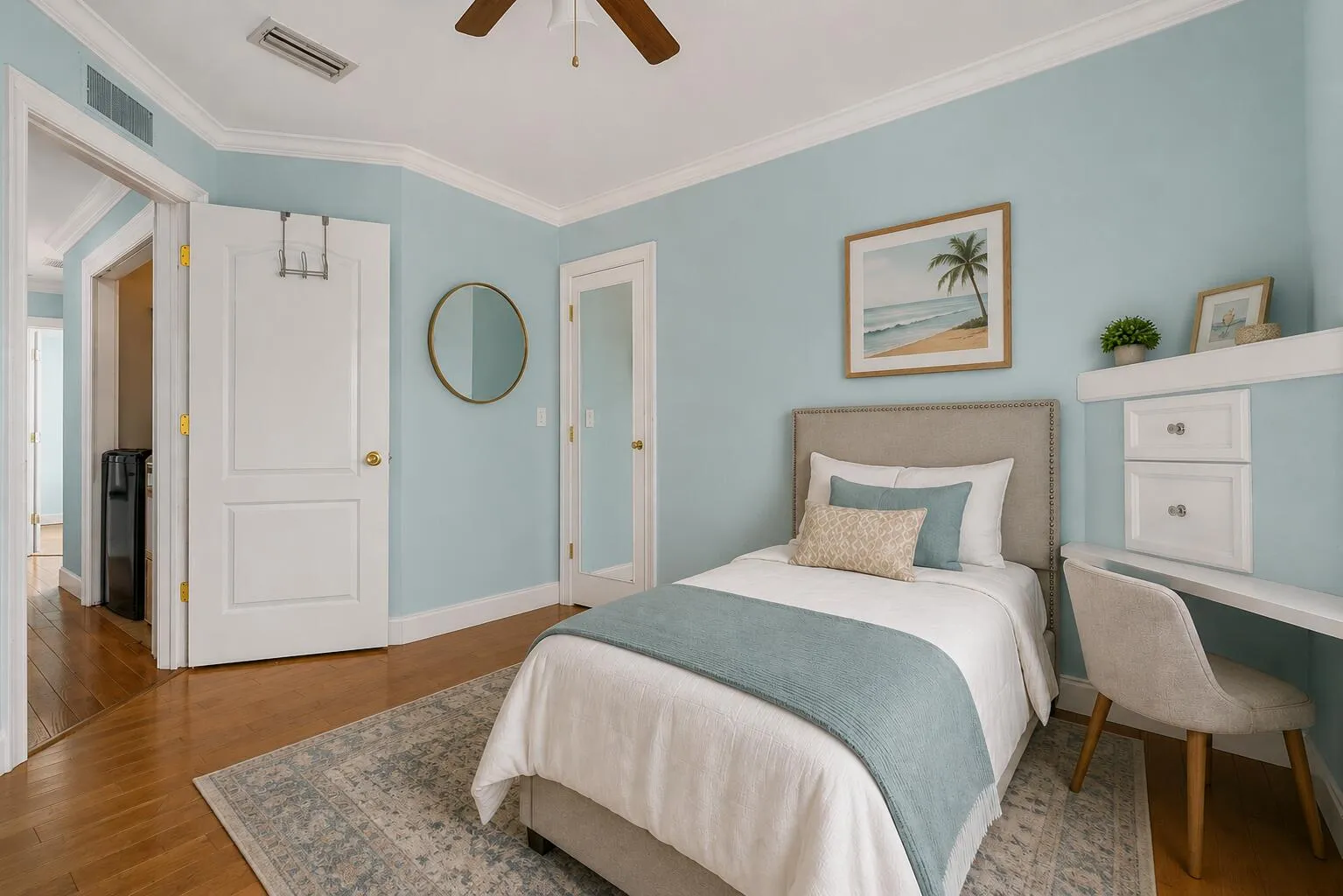 2nd Bedroom staged