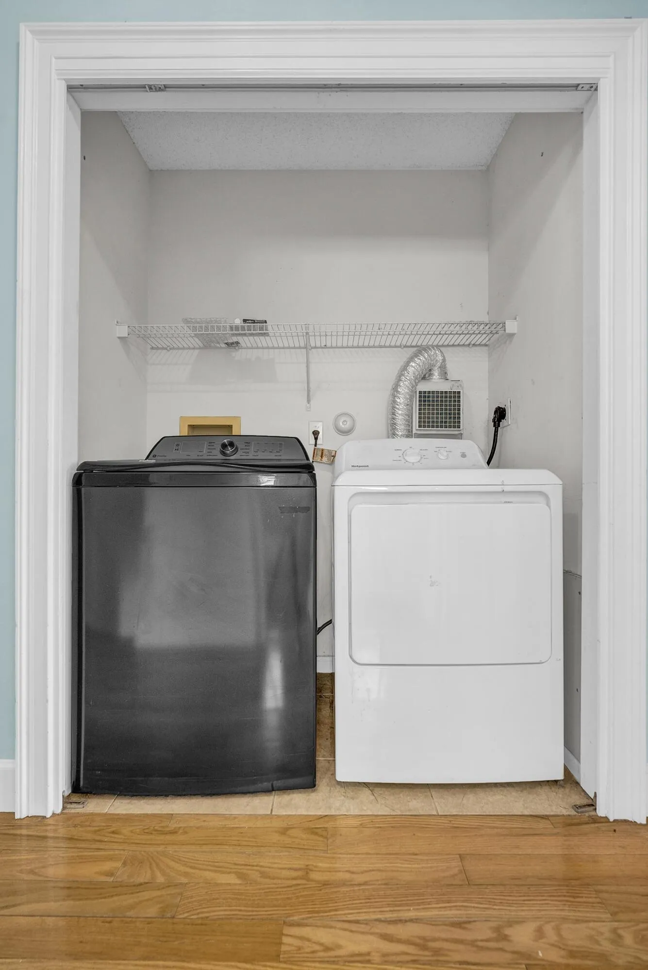 Washer and dryer upstairs for convenience
