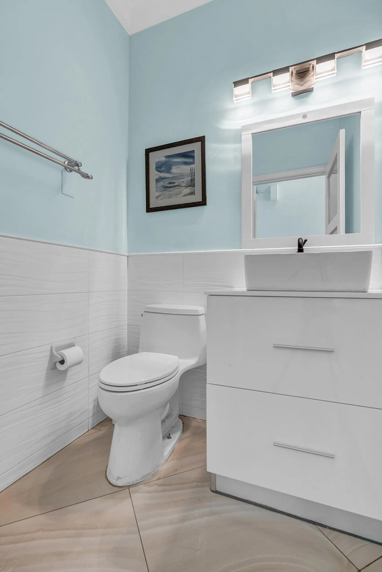half bath downstairs