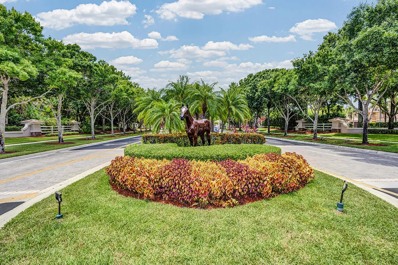 Front entrance, gated community