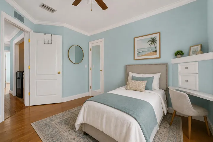 2nd Bedroom staged