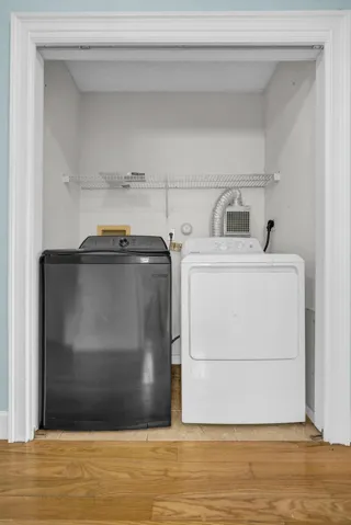 Washer and dryer upstairs for convenience