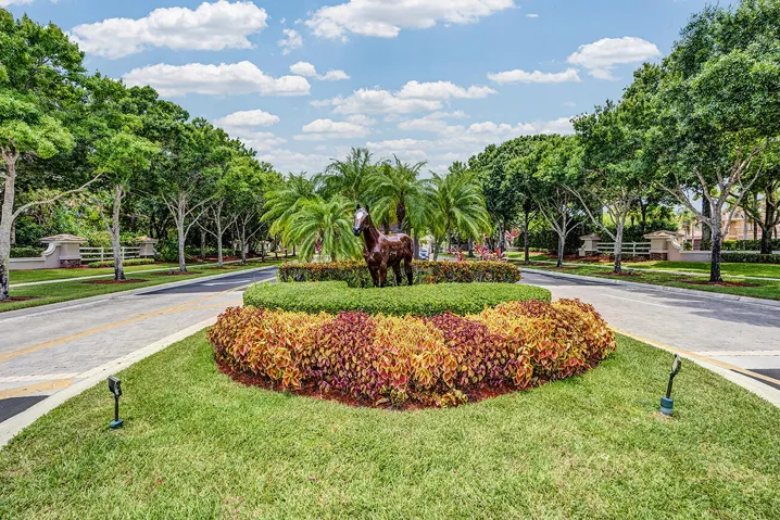 Front entrance, gated community