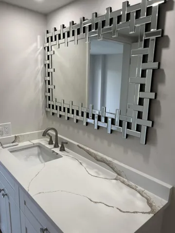 Master bath vanity