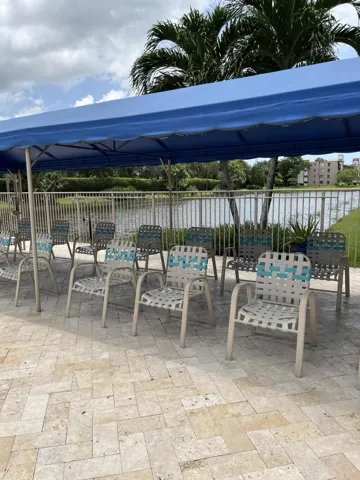 Shade by pool