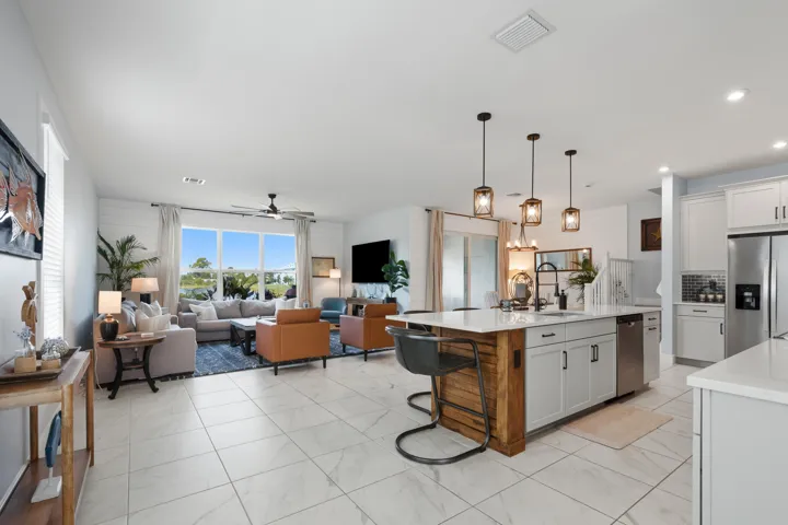 Living Room - Kitchen
