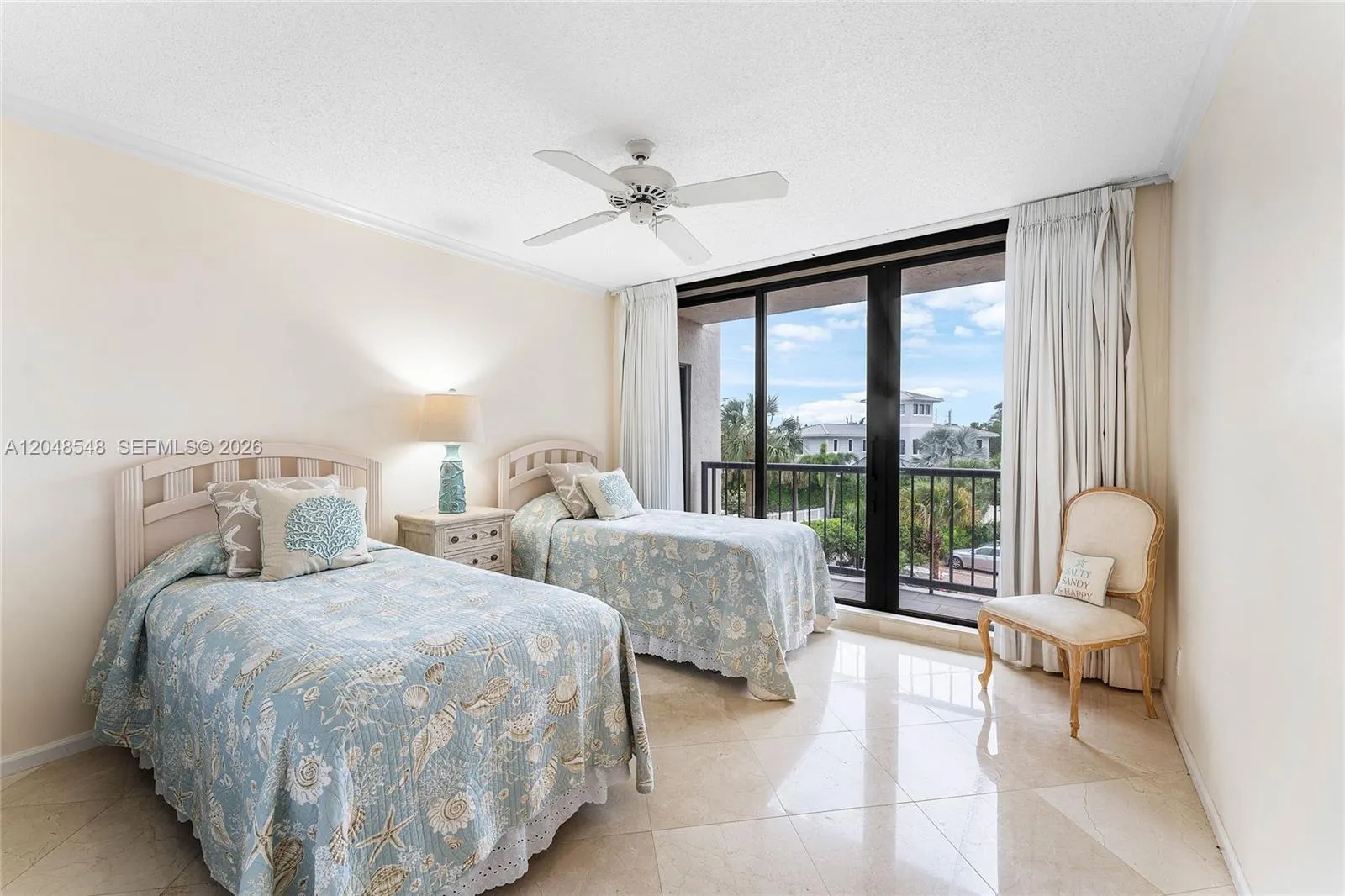 Guest Bedroom with private balcony