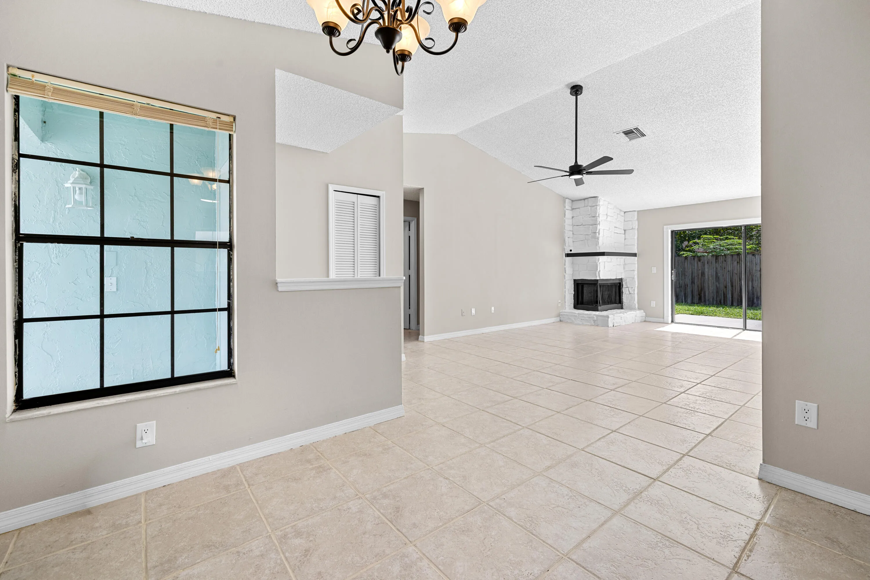 dining and living room