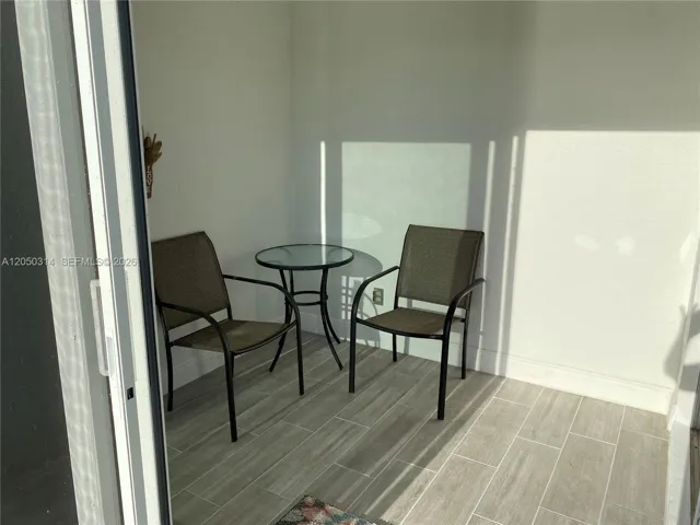 Enclosed patio