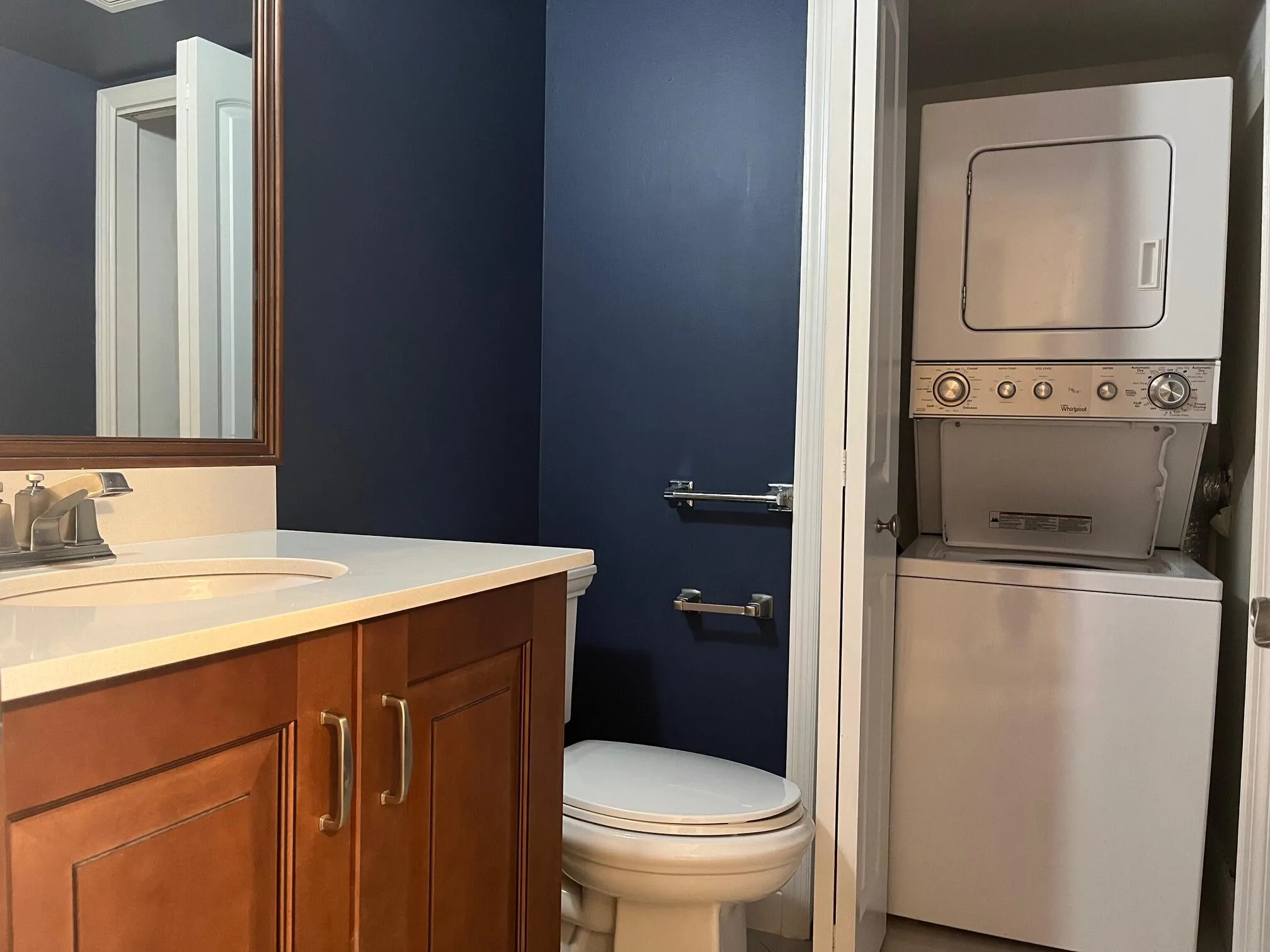 Half Bath with W/D