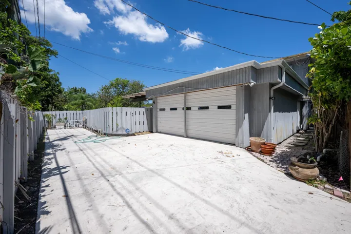 Rear facing Garage