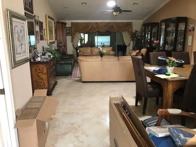 a view through the home