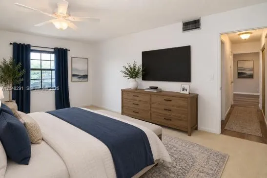 Primary Bedroom is Virtually Staged