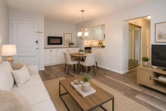 Living Room & Dining Room is Virtually staged
