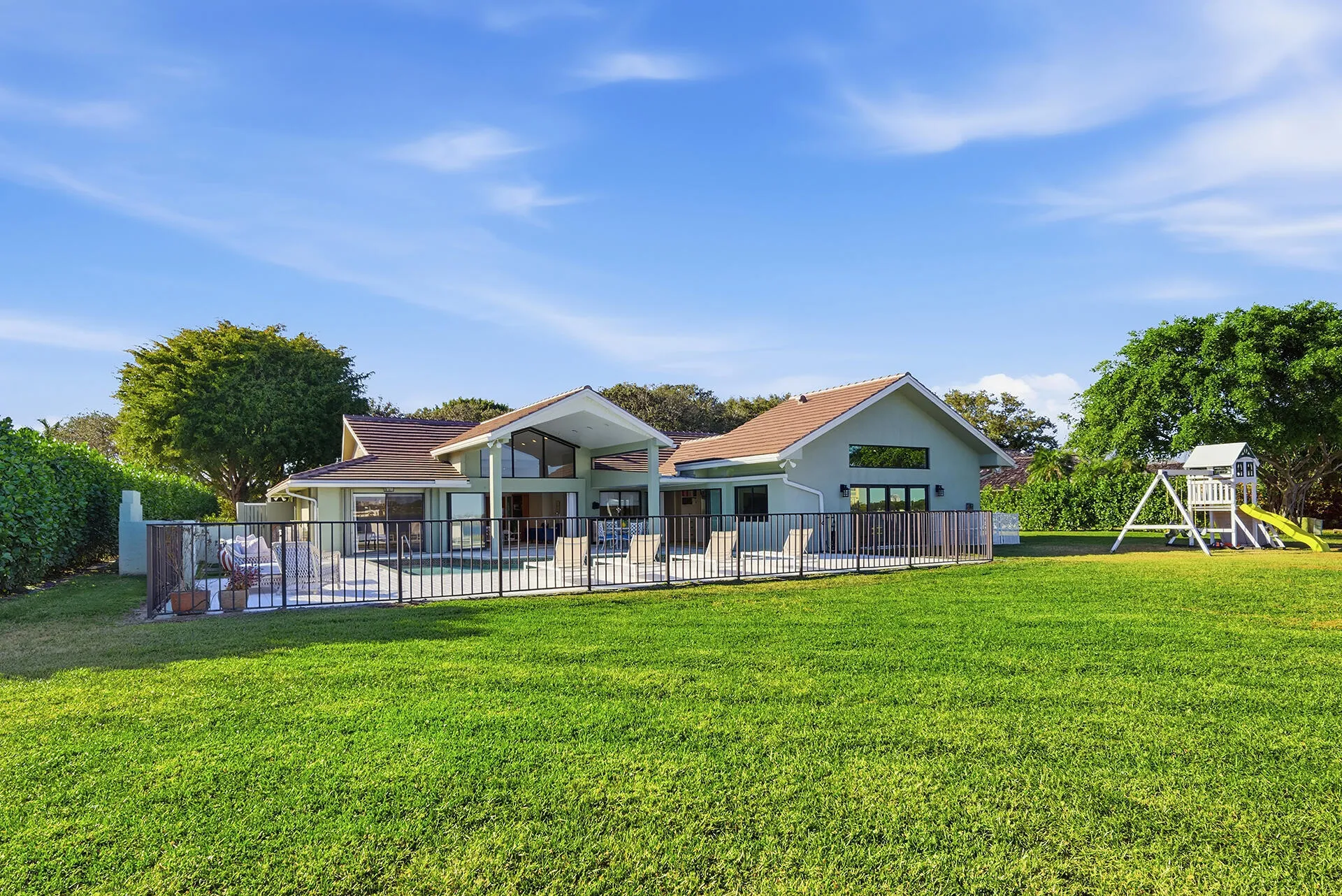 large yard area