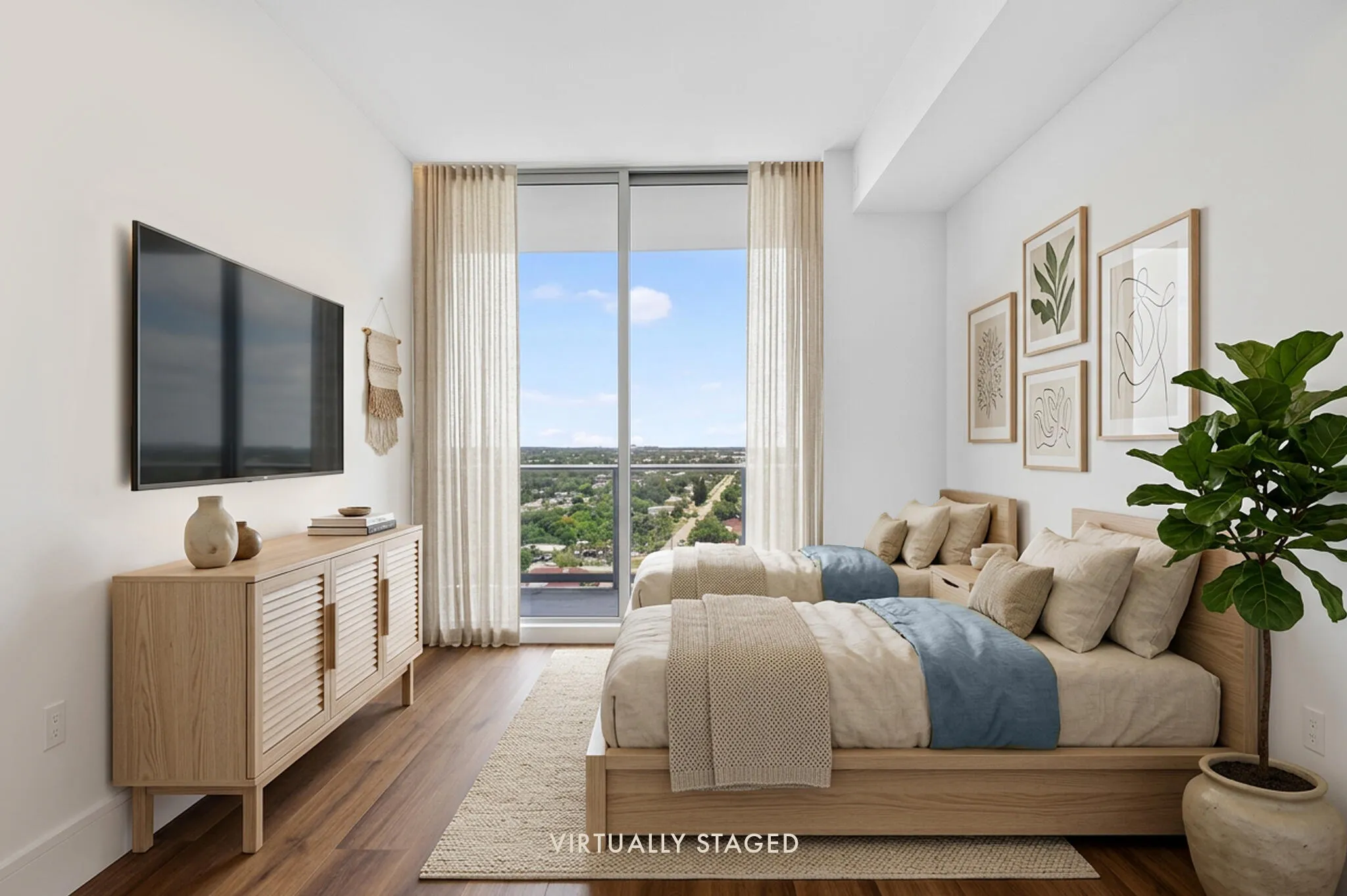 Second Bedroom - Virtually Staged
