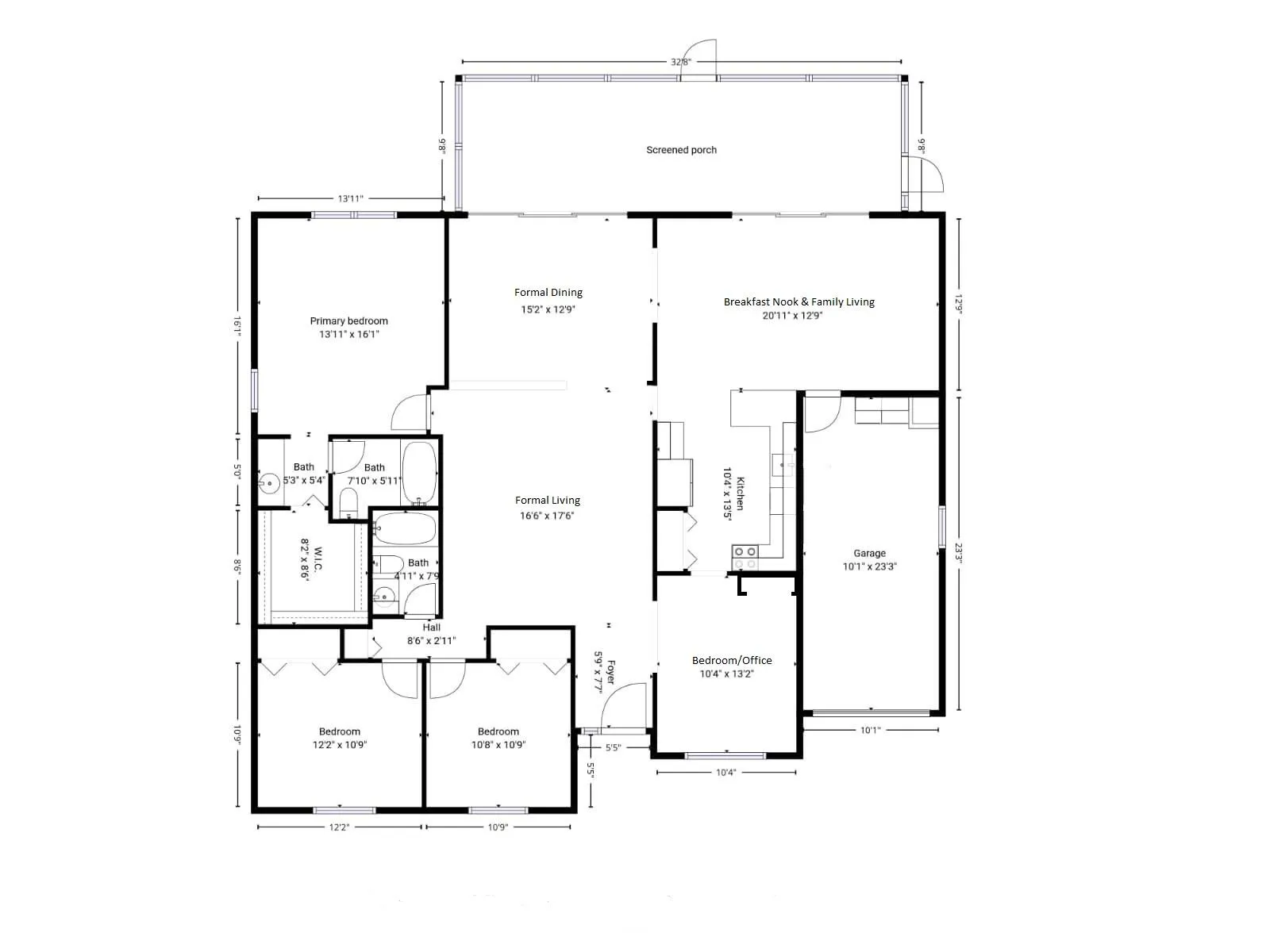 floor plan provided by the Owner