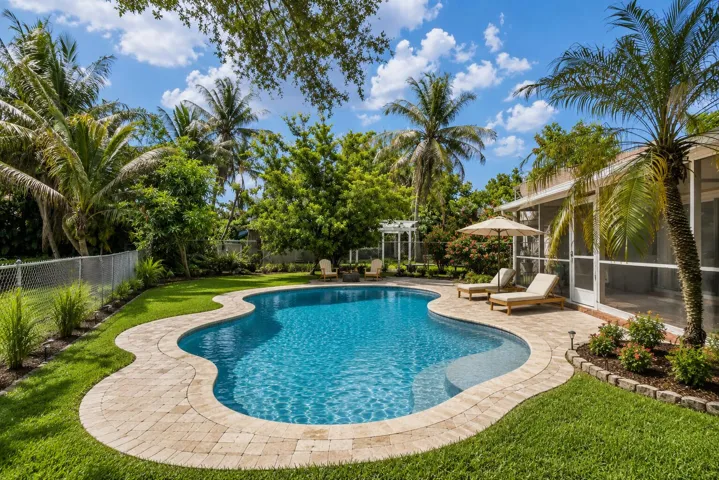 Room for a pool. This photo is AI-generated