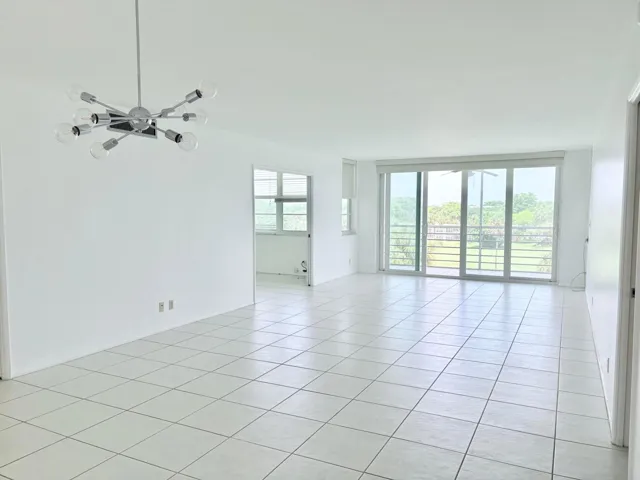 Spacious light and open living area.